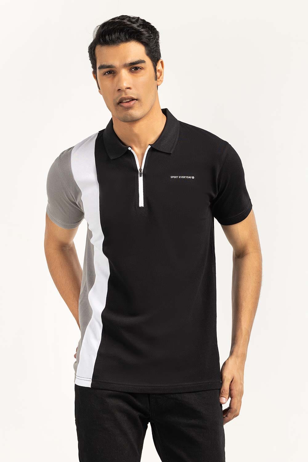 Black Sports Polo PKP-SP-143