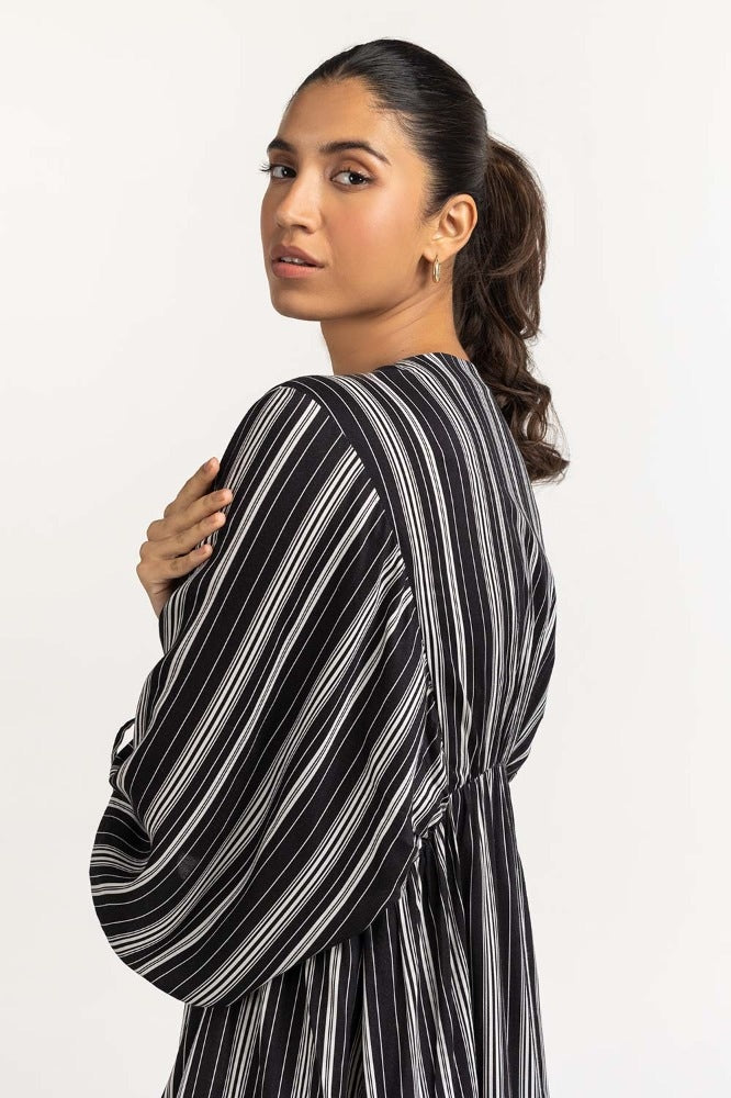 Black Striped Top WM-DRSWS23-005