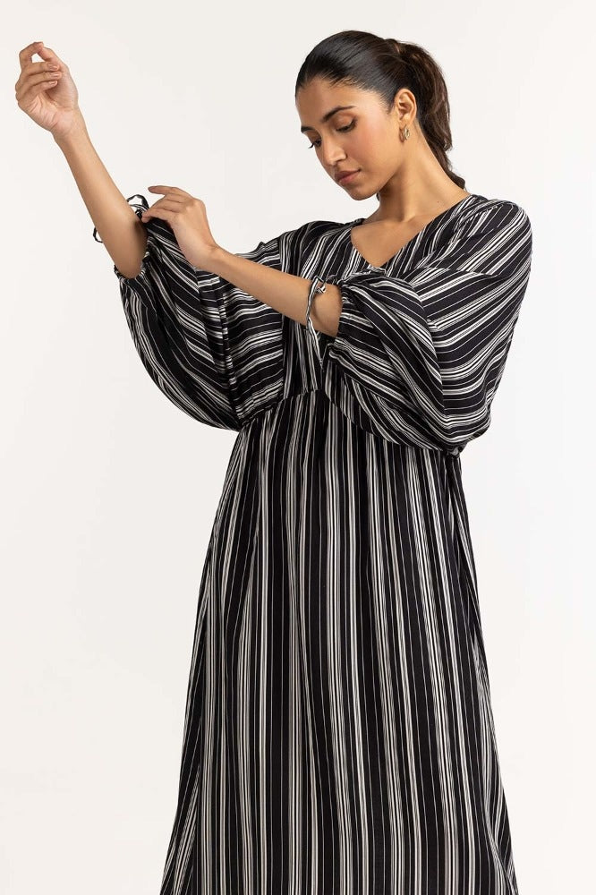 Black Striped Top WM-DRSWS23-005