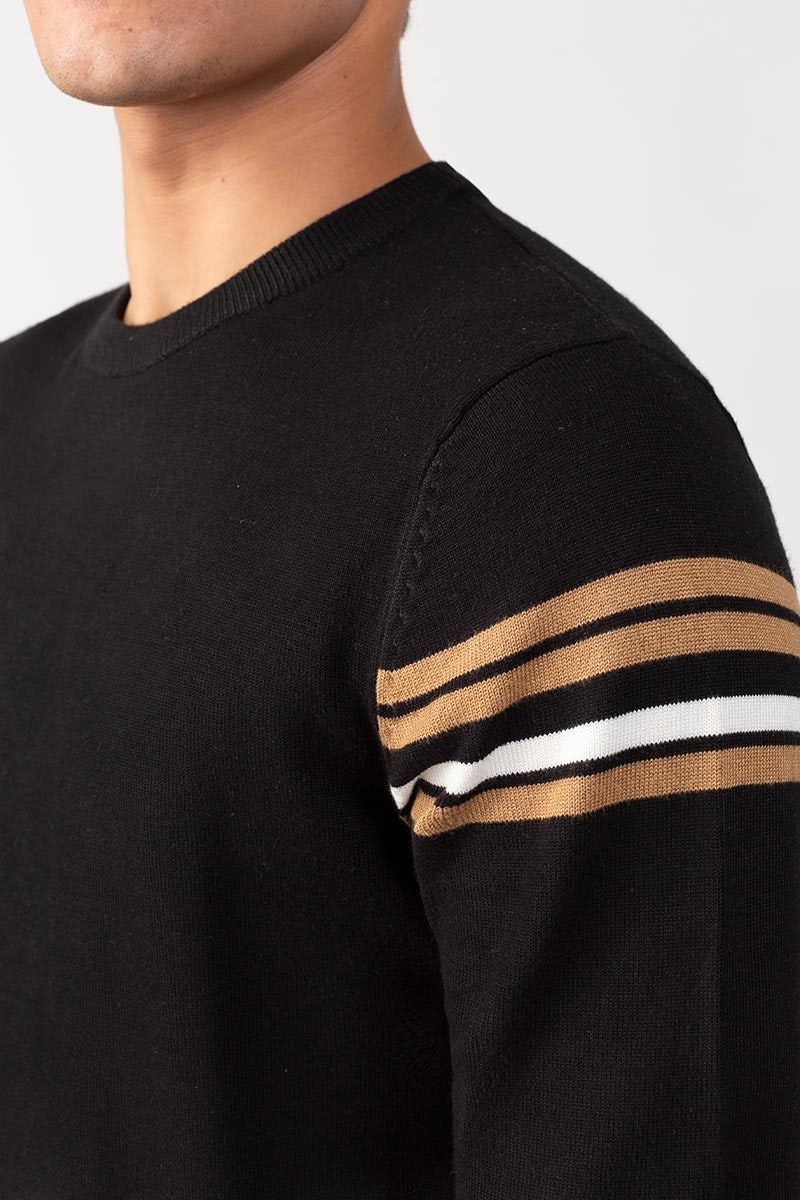 Black Sweater FS-SWT-VPN-FD-226-01