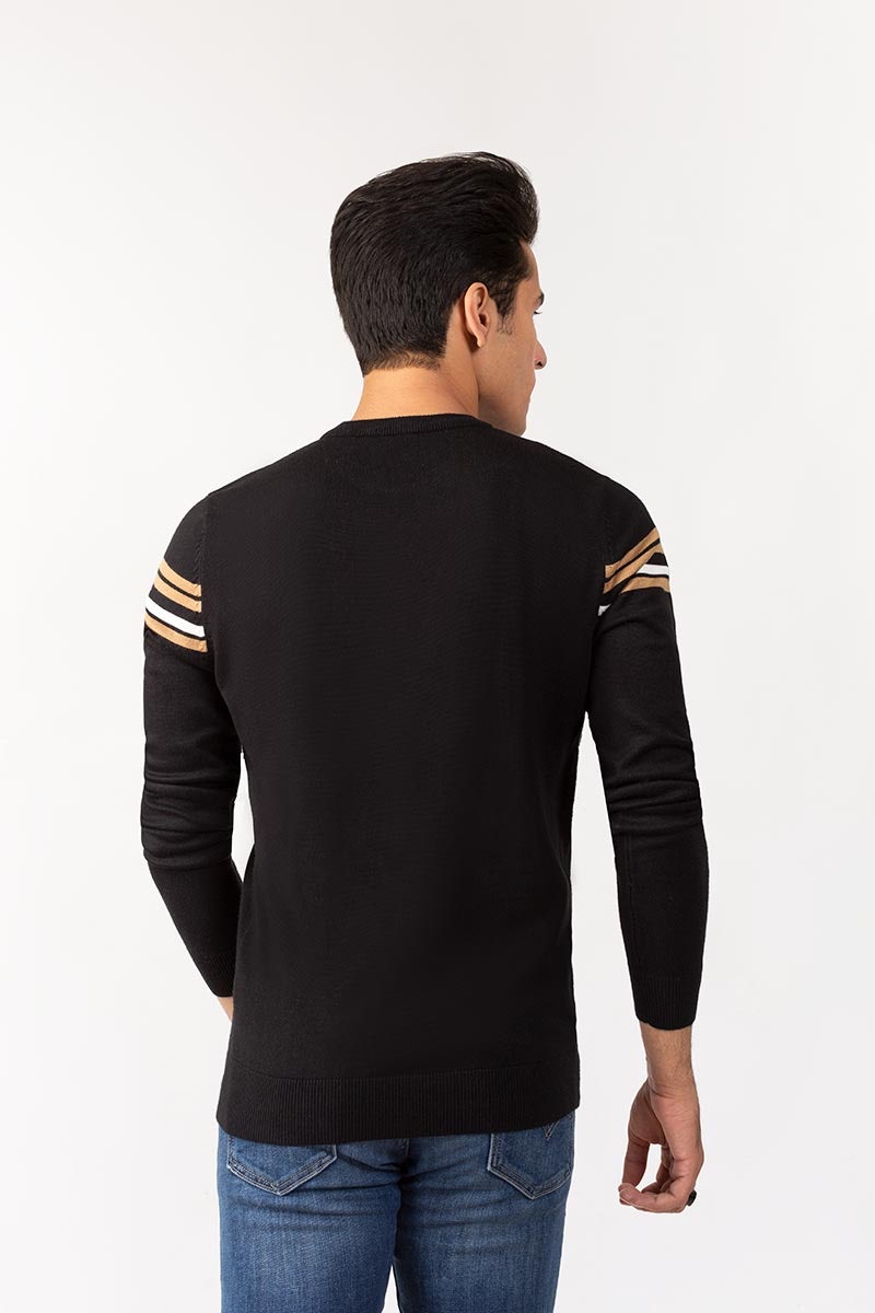 Black Sweater FS-SWT-VPN-FD-226-01