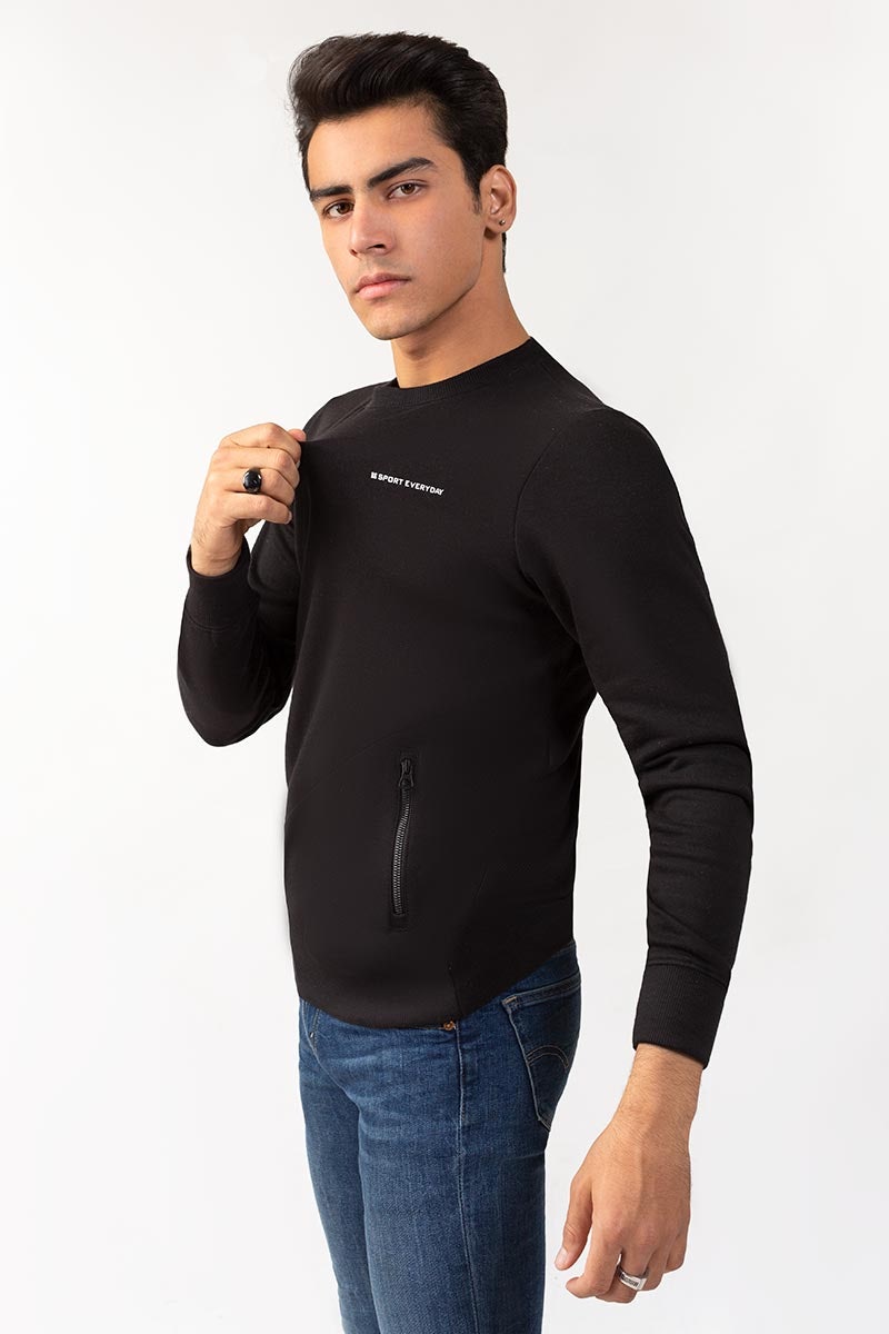 Black Sweater Shirt JKT-MSS-15-02