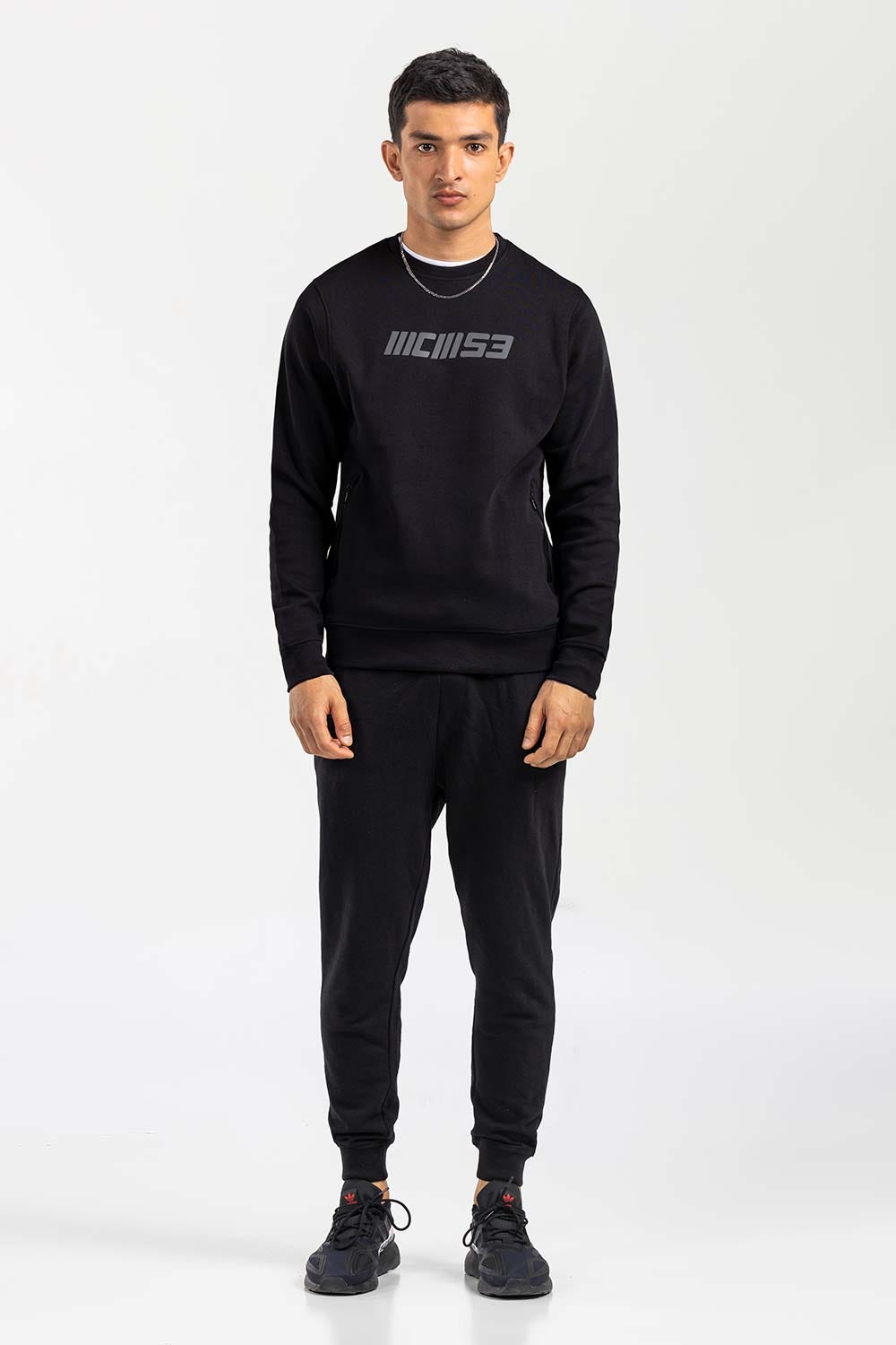 Black Sweatshirt JKT-MSS-D23-02