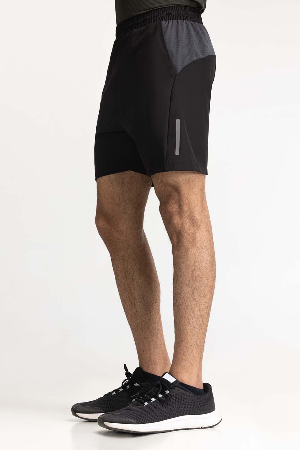 Black Textured Short AW-SHT23-030