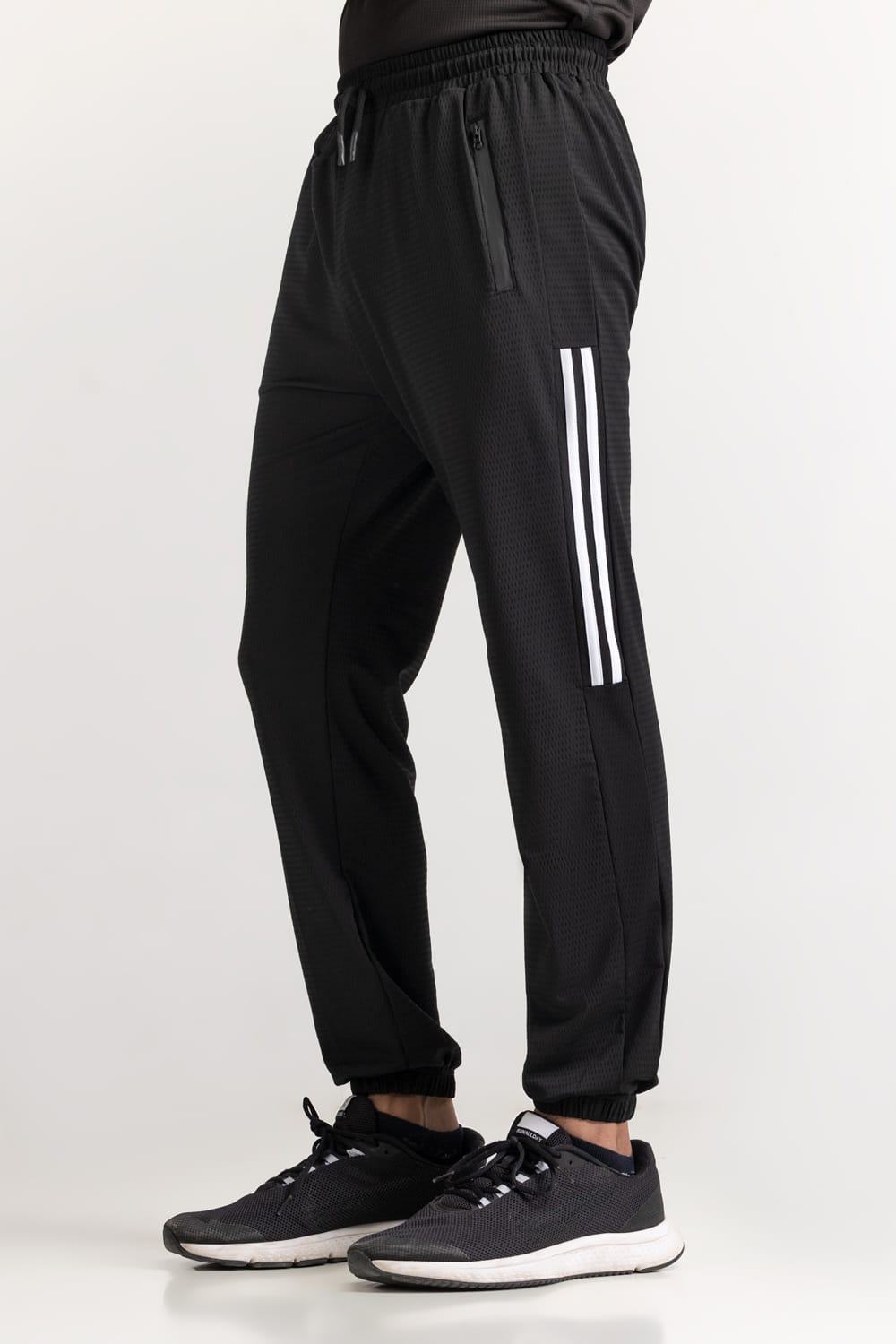 Black Textured Trouser AW-TR24-027