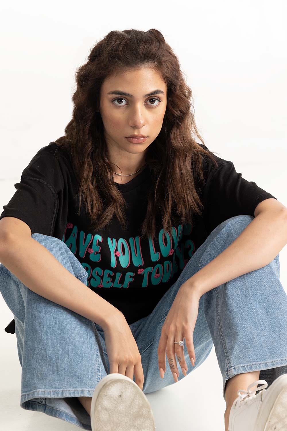 Black T-shirt 224-213-010