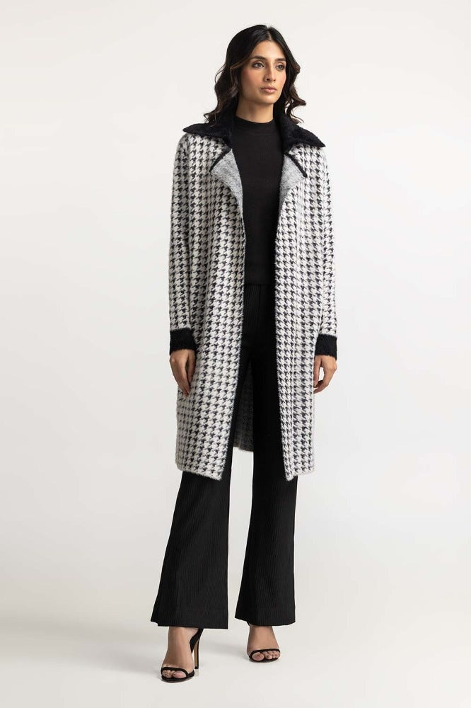 Black White Basic Sweater WM-SWT-WS23-048