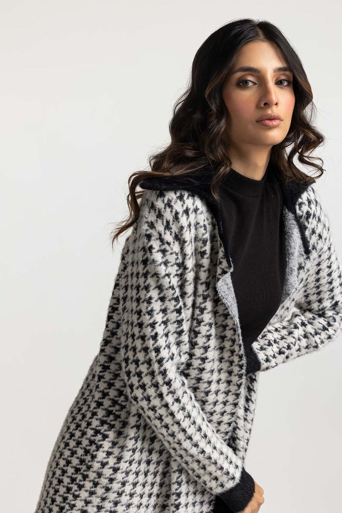 Black White Basic Sweater WM-SWT-WS23-048