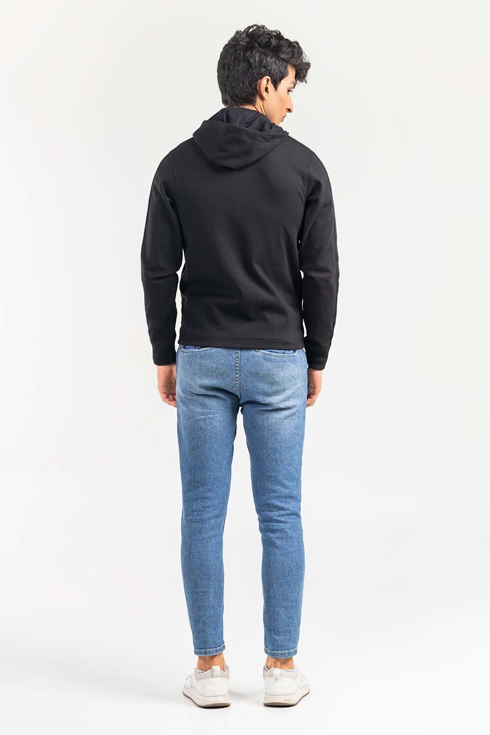 Black  Zipper Hoddie JKT-HZJ-D46-03