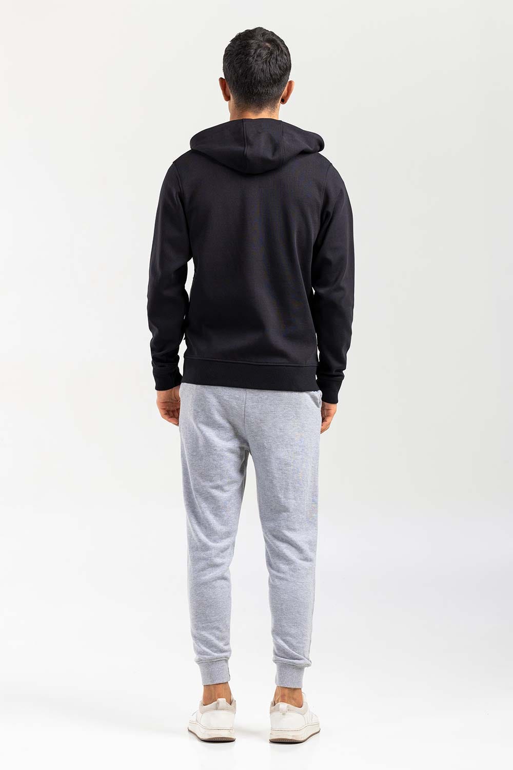 Black Zipper Hoddie JKT-HZJ-D49-04