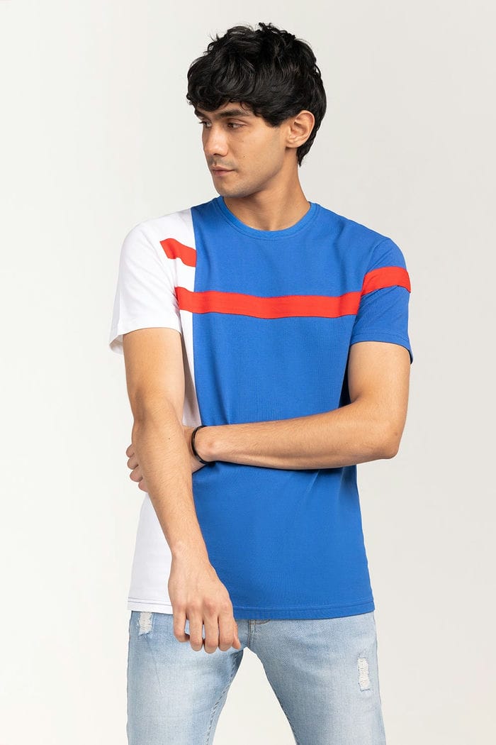 Blue-Red Urban T-Shirt PK-CN-URB-D02
