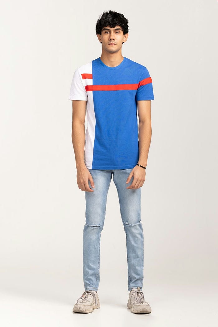 Blue-Red Urban T-Shirt PK-CN-URB-D02