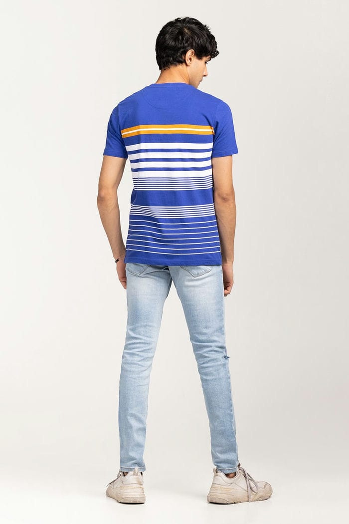 Blue-White Urban T-Shirt YD-URB-TEE-D18-01