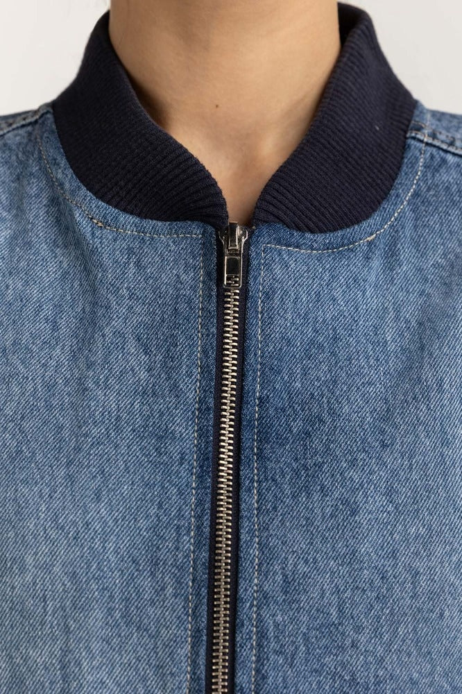 Blue Basic Denim Jacket WS-JKT-WS23-134