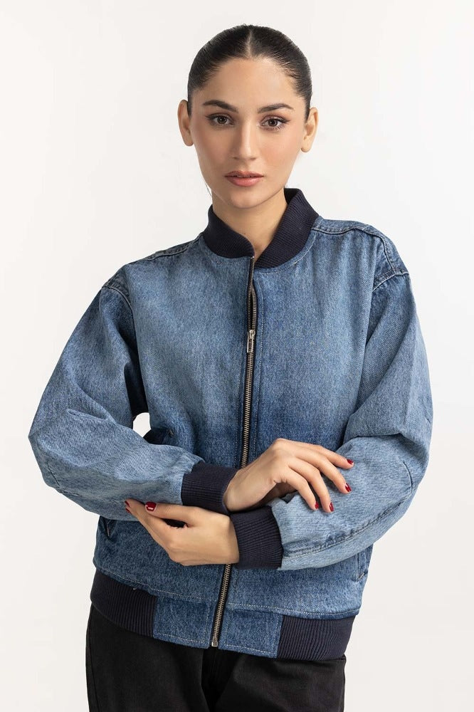 Blue Basic Denim Jacket WS-JKT-WS23-134