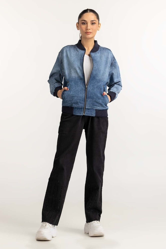Blue Basic Denim Jacket WS-JKT-WS23-134