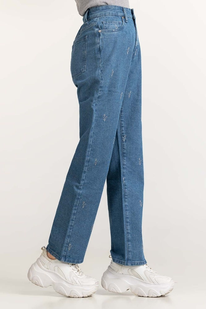 Blue Basic Denim Jeans WM-JNS-Ws23-016