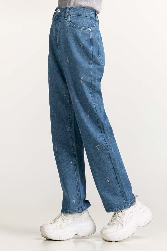 Blue Basic Denim Jeans WM-JNS-Ws23-016