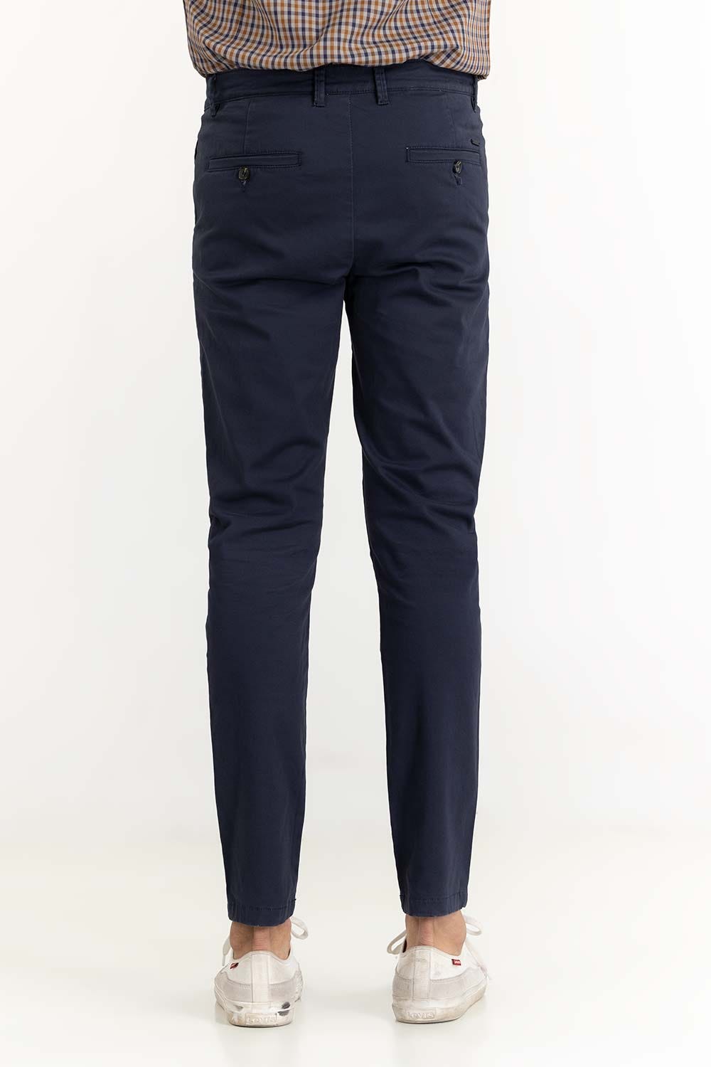 Blue Basic Dyed Khaki Pant TR-KHPD22-048