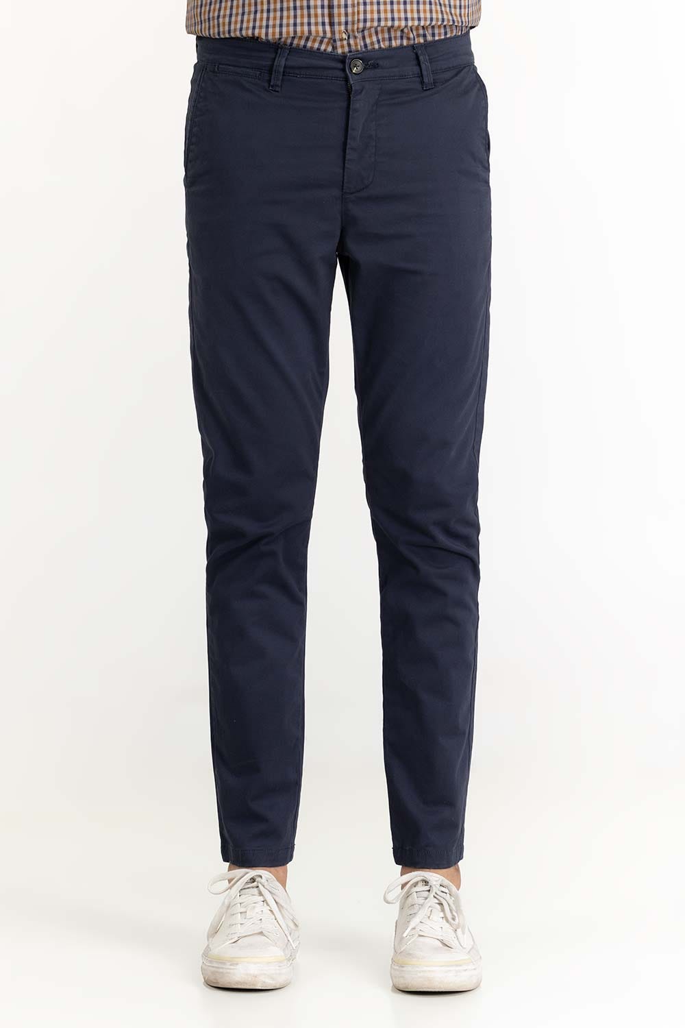 Blue Basic Dyed Khaki Pant TR-KHPD22-048