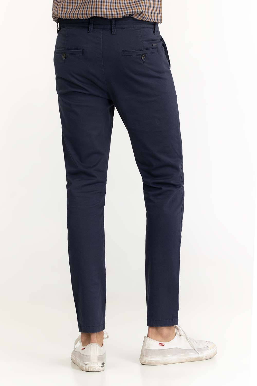 Blue Basic Dyed Khaki Pant TR-KHPD22-048