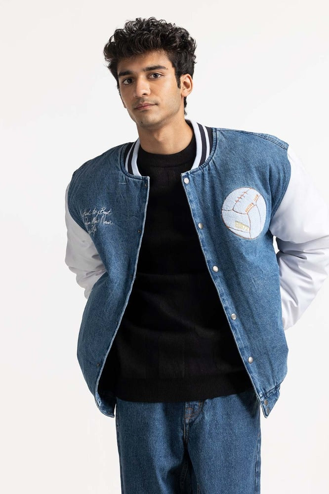 Blue Basic Jacket MN-JKT-WS23-062