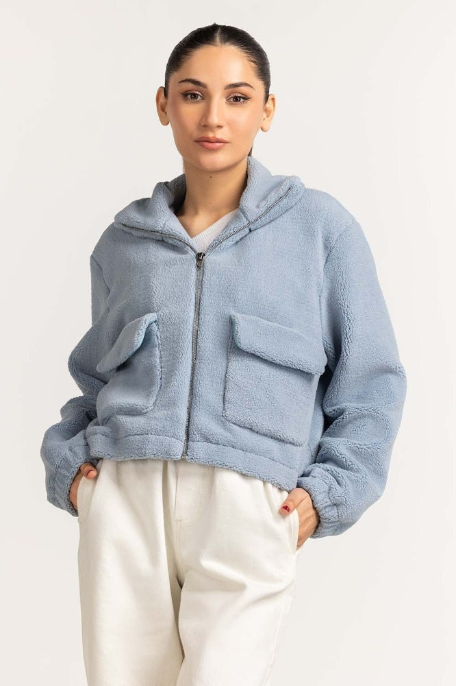 Blue Basic Jacket WM-JKT23-076