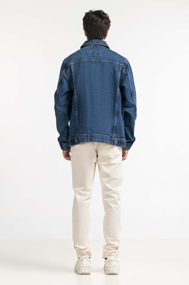 Blue Basic Jackets MN-JKT-WS23-301