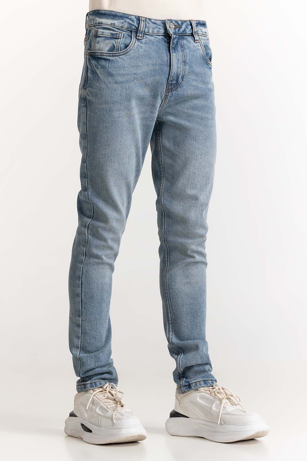Blue Basic Jeans MNJNSSS24001