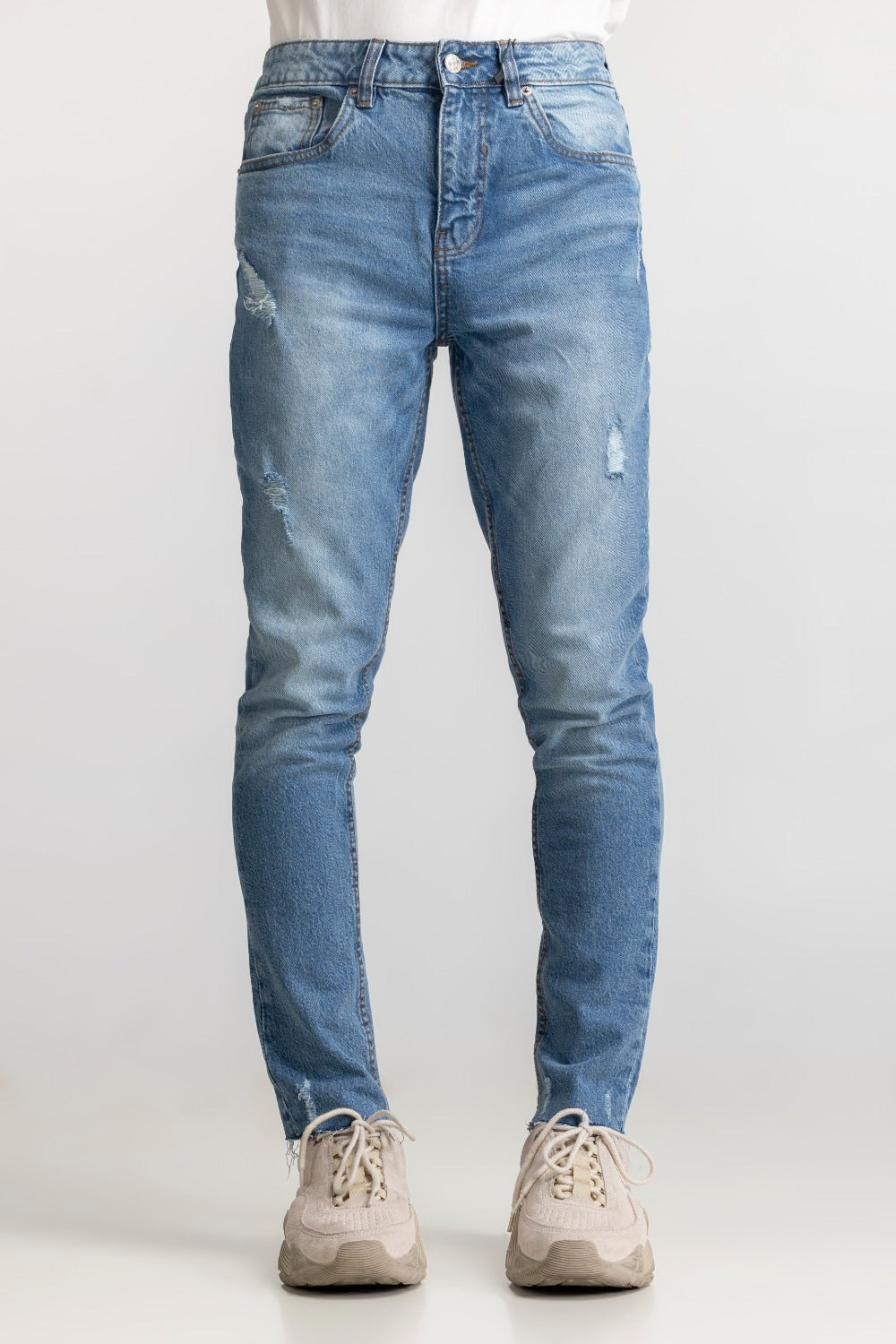 Blue Basic Jeans MNJNSSS24004
