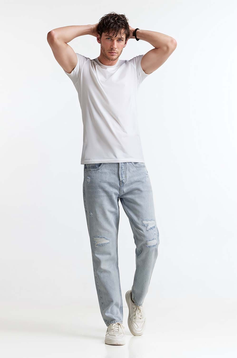 Blue Basic Jeans MNJNSSS24013