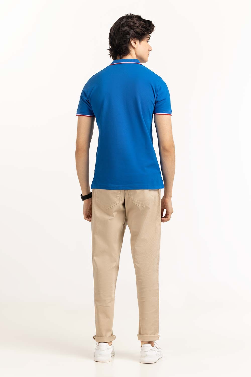 Blue Basic Polo PS-FPK23-013