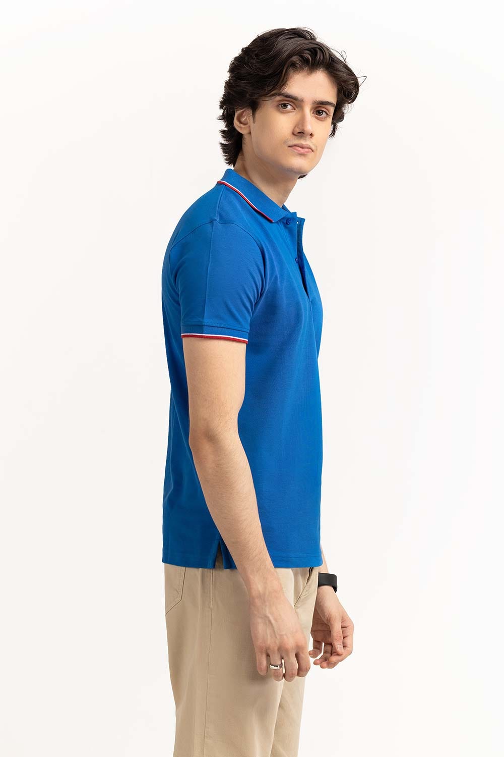 Blue Basic Polo PS-FPK23-013