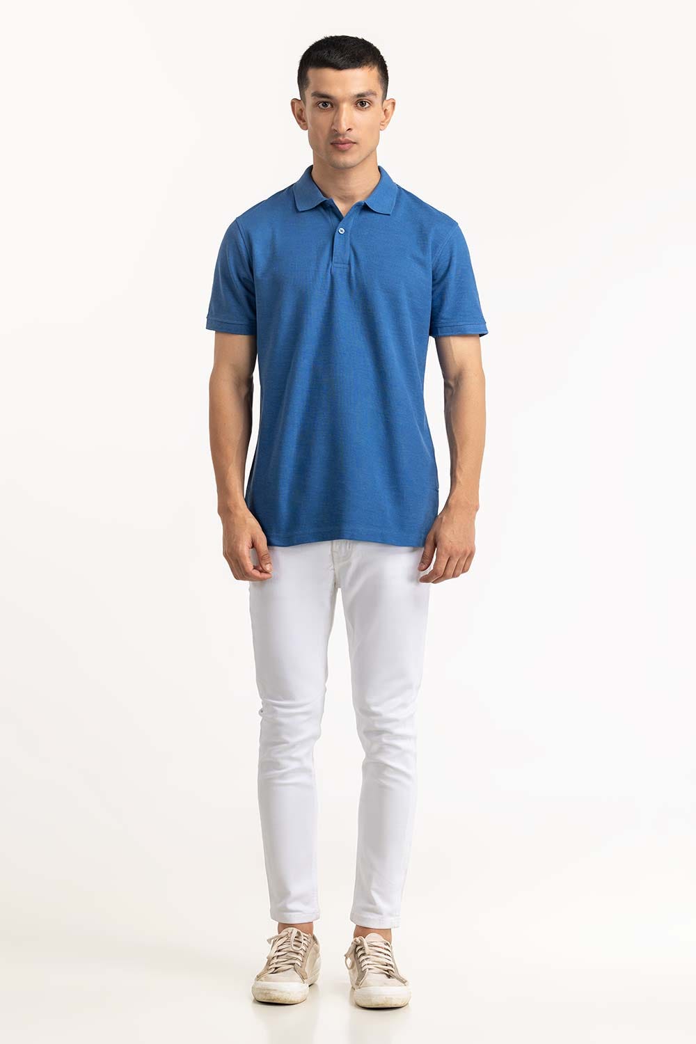 Blue Basic Polo PS-SIGPK23-243