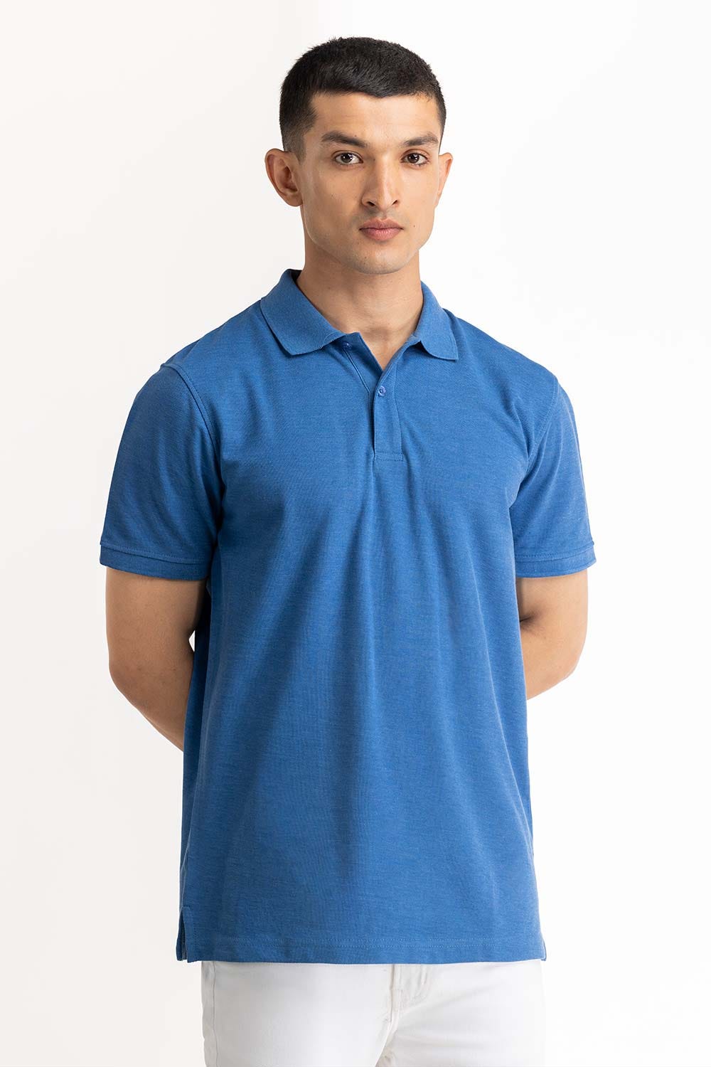 Blue Basic Polo PS-SIGPK23-243