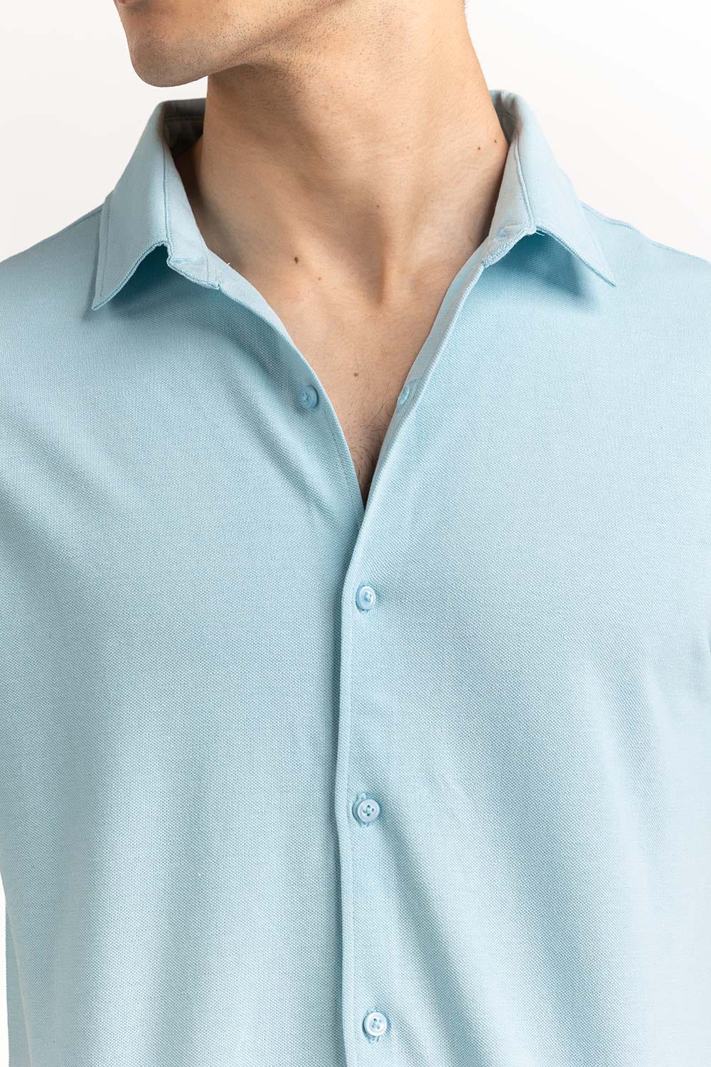 Blue Basic Shirt KS-HSPK23-036