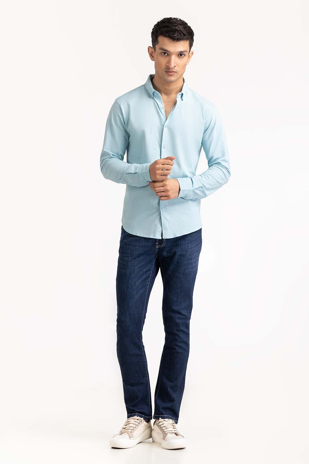 Blue Basic Shirt KS-HSPK23-041