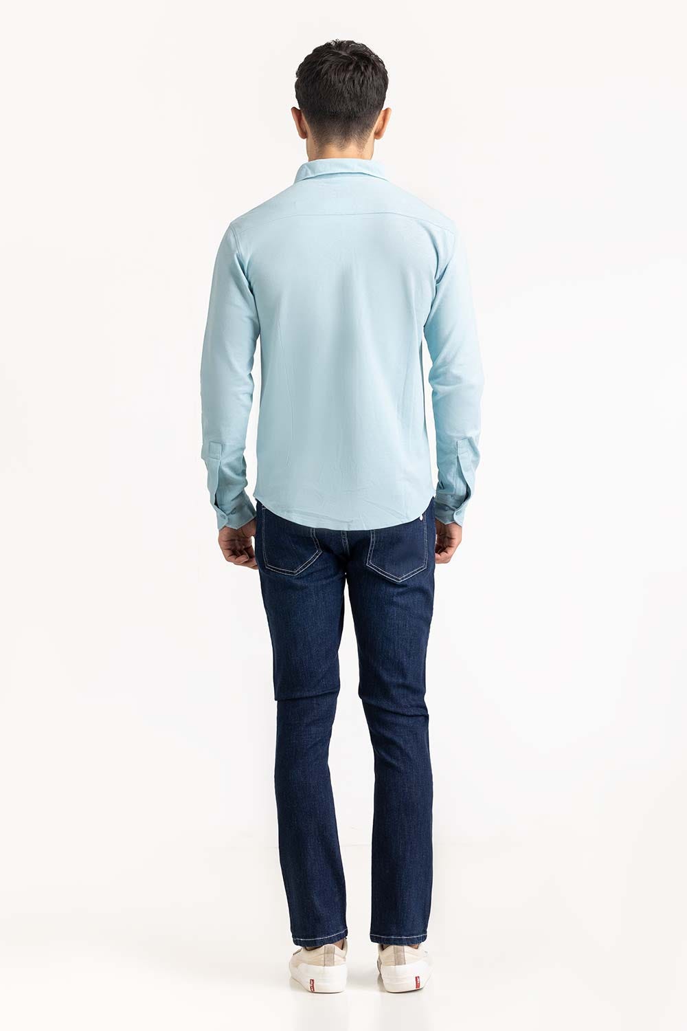 Blue Basic Shirt KS-HSPK23-041