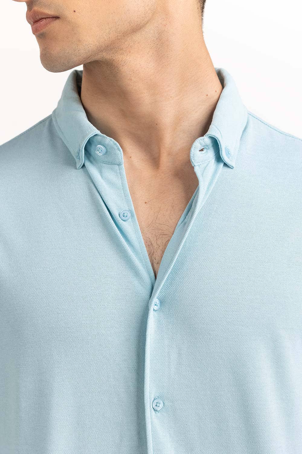 Blue Basic Shirt KS-HSPK23-041