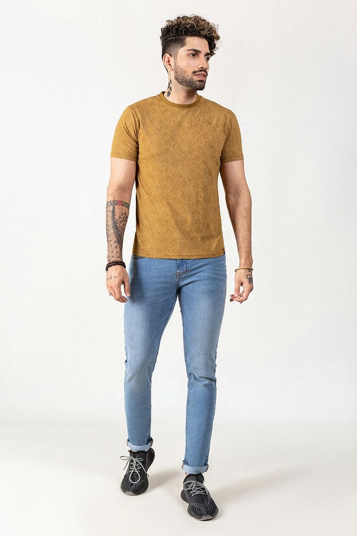 Dark Sandy Printed T-shirt JCN-PRINT-06-01