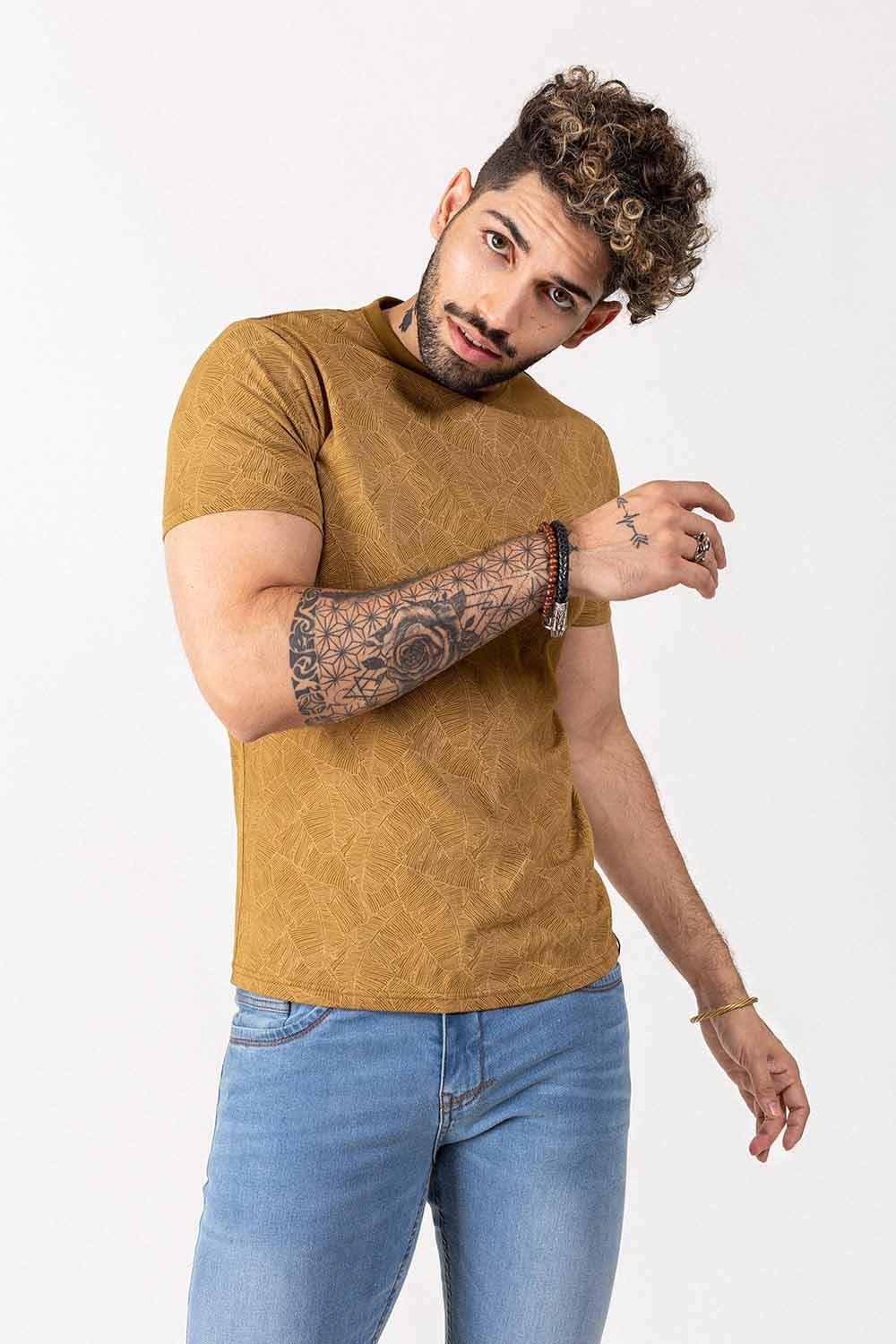 Dark Sandy Printed T-shirt JCN-PRINT-06-01