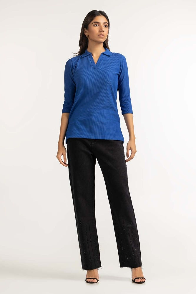 Blue Basic Top WM-KTP23-106