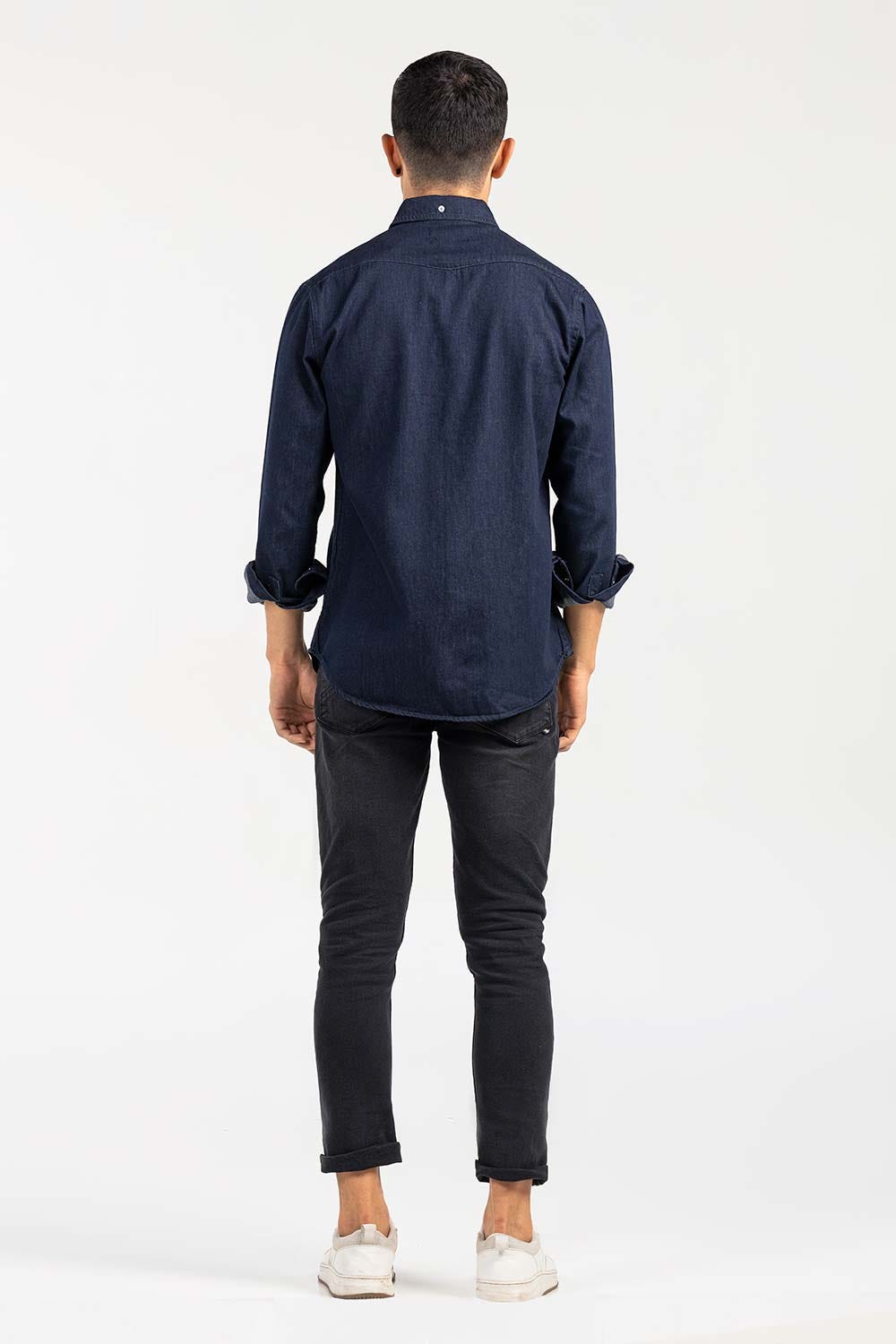 Blue Casual Shirt Denim M-DNM-S-003 CS