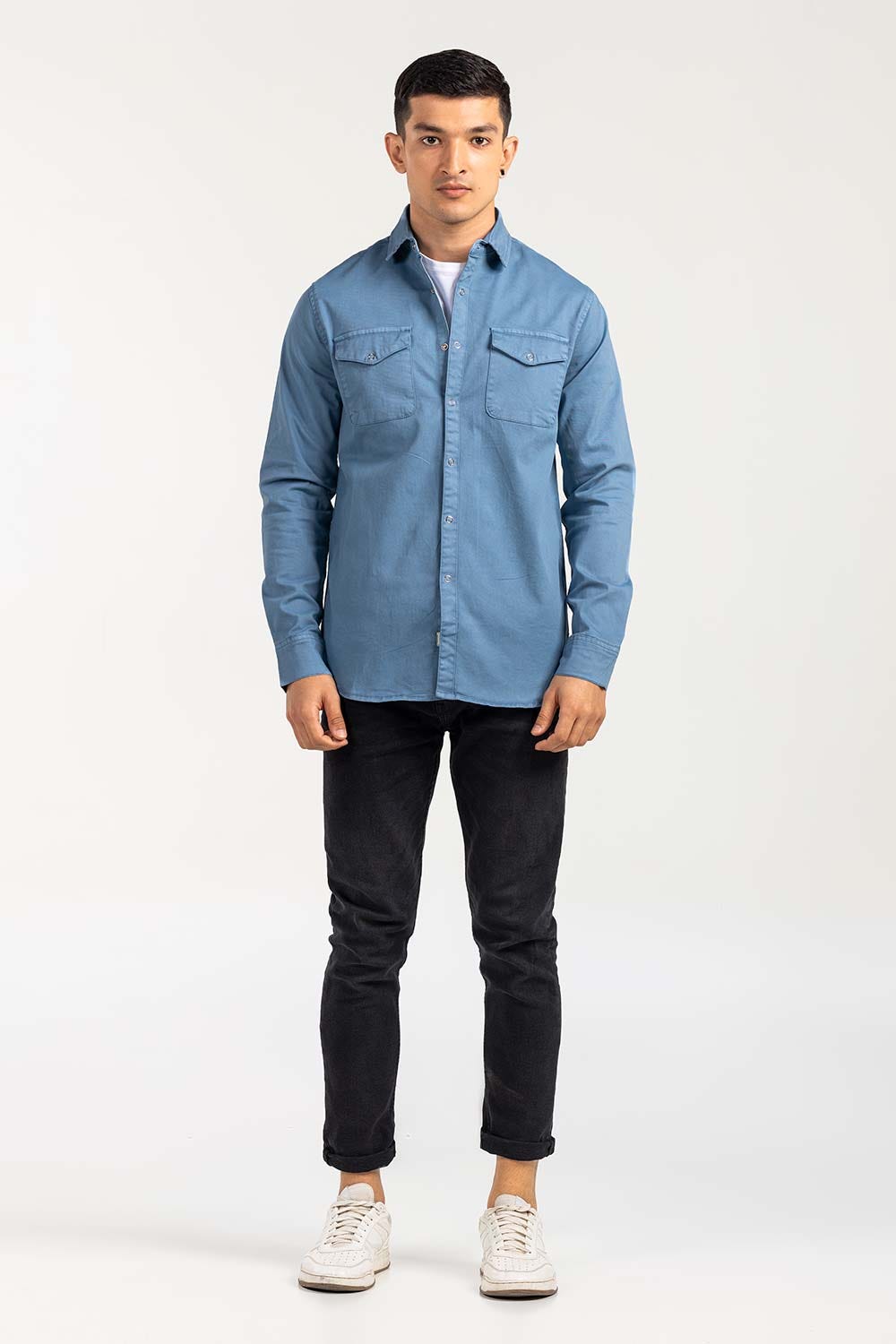 Blue Casual Shirt M-GD-S-005 CS