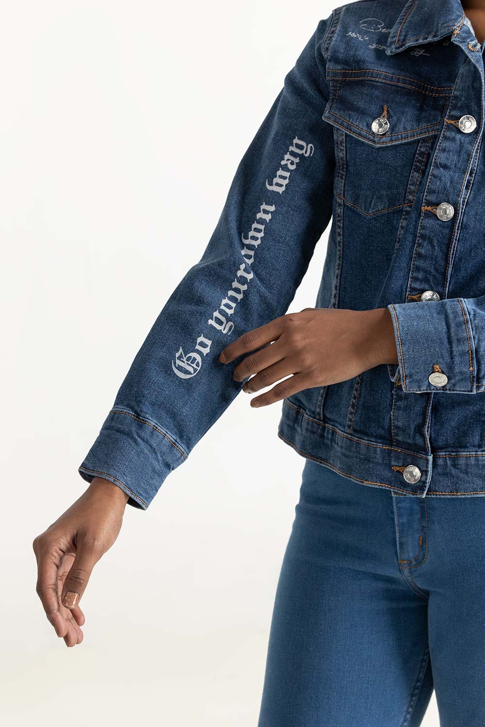 Blue Denim Jacket 224-210-030