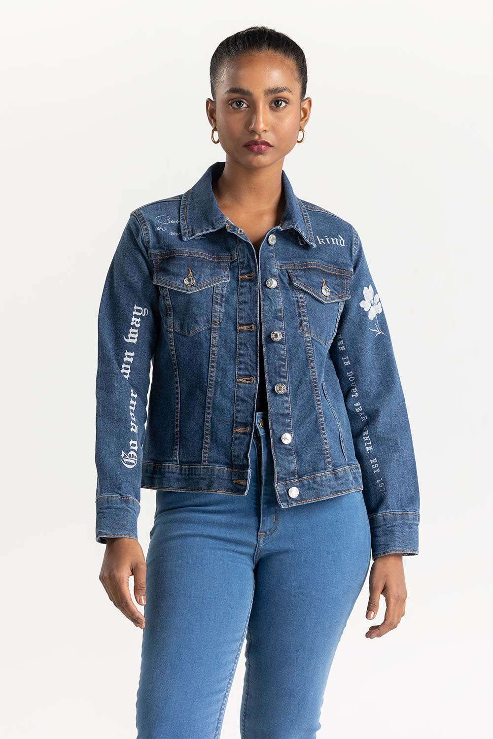 Blue Denim Jacket 224-210-030