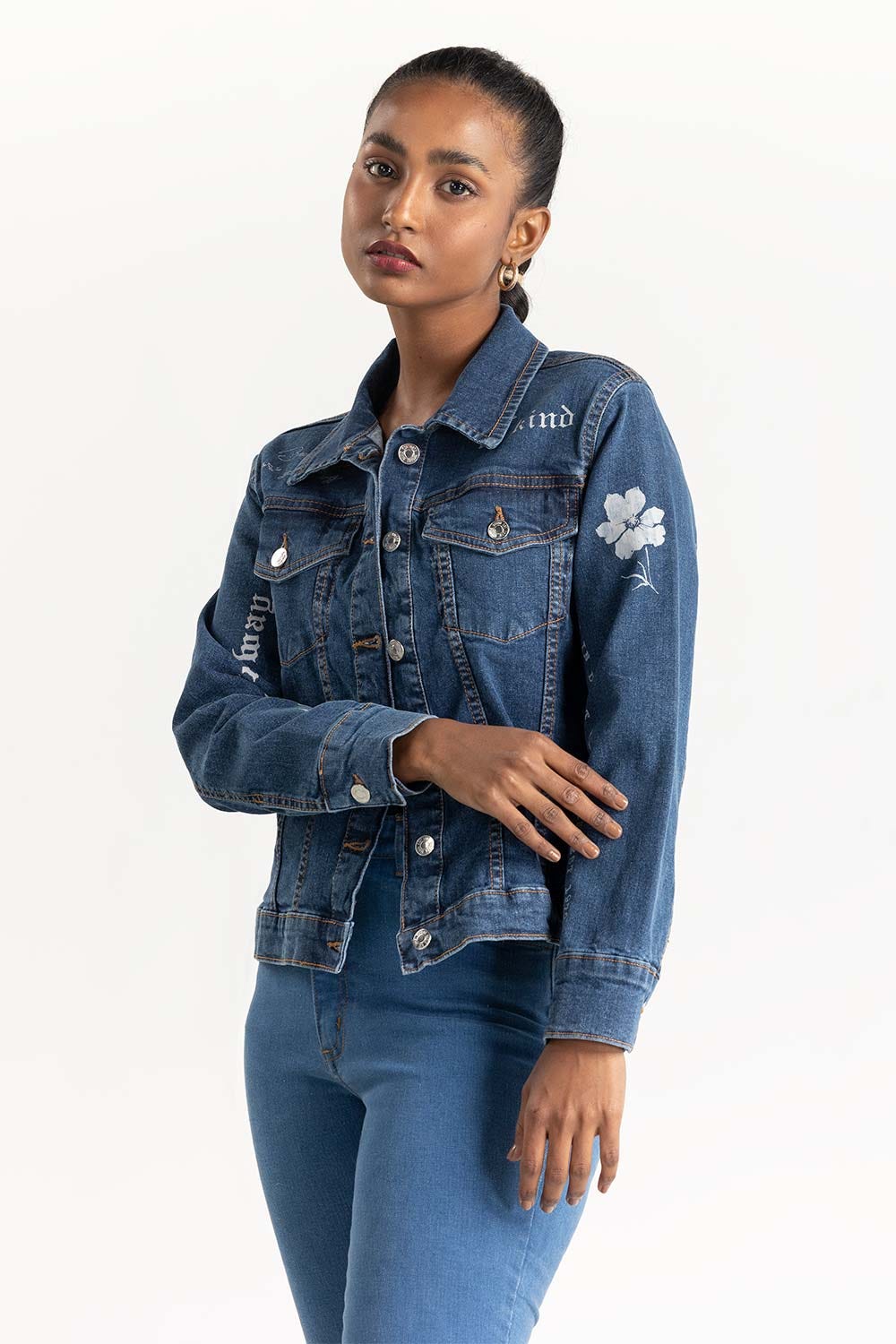 Blue Denim Jacket 224-210-030