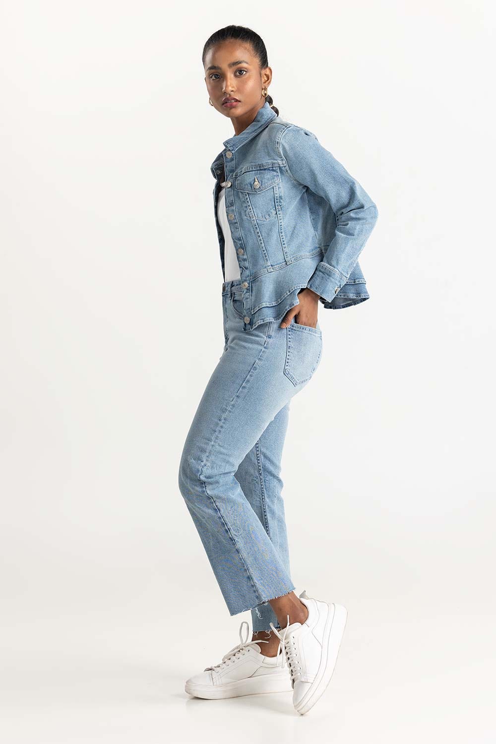 Blue Denim Jacket 224-210-032