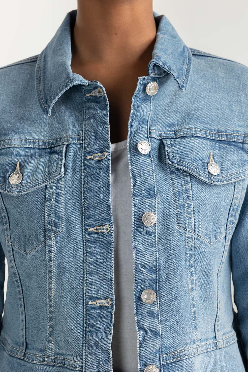 Blue Denim Jacket 224-210-032