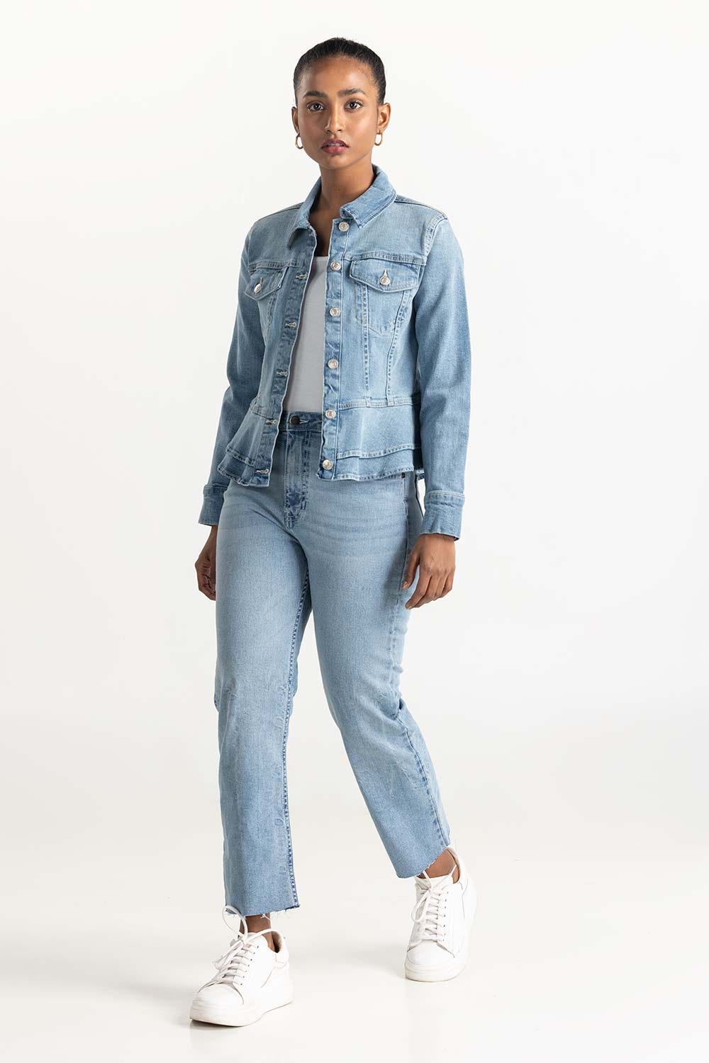 Blue Denim Jacket 224-210-032